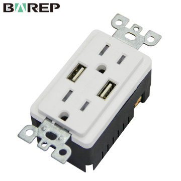 CUL GFCI (Ground fault circuit interrupter )usb charger socket